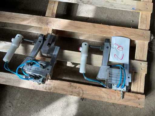 Pneumatische Stanzeinheit mit Aluminiumprofil (2x)