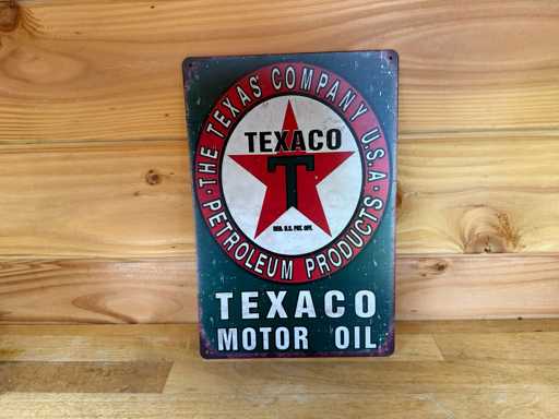 metaal reclame wandbord