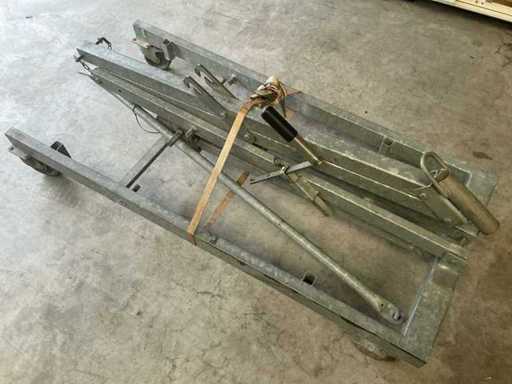 Petrellift mobile hand lift mast (2x)