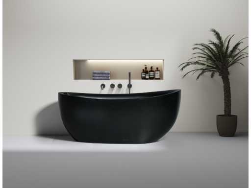 Baignoire autoportante en acrylique Mawialux - choix de 3 couleurs