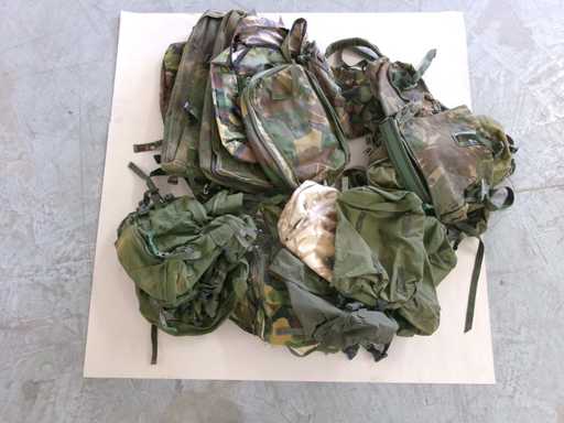 Seitentasche für Rucksack, teils defekt (R16) (45x)