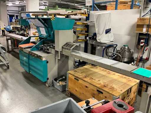 2008 Imet Velox 350 AF-NC Metalen Cirkelzaag met rolspoor en spanextractie