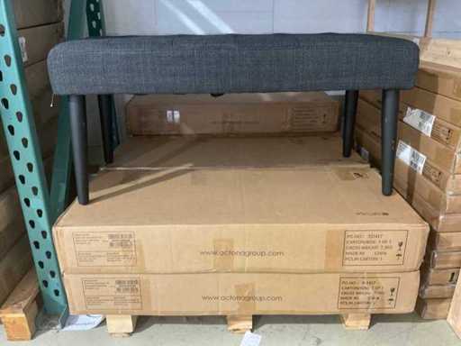 Actona Glory Bank "Gri închis" (4x)