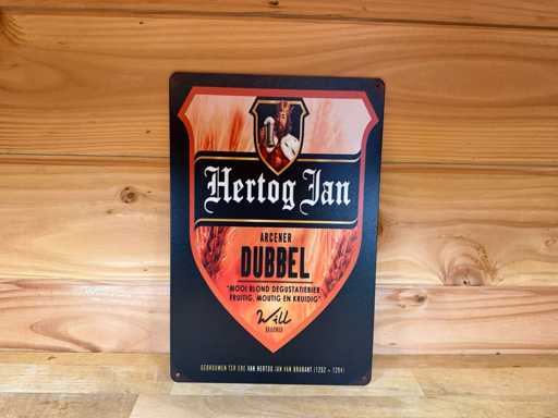 metaal reclame wandbord