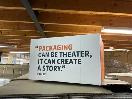 Partij kartonnen dozen bedrukt 405x305x236mm (1800x)