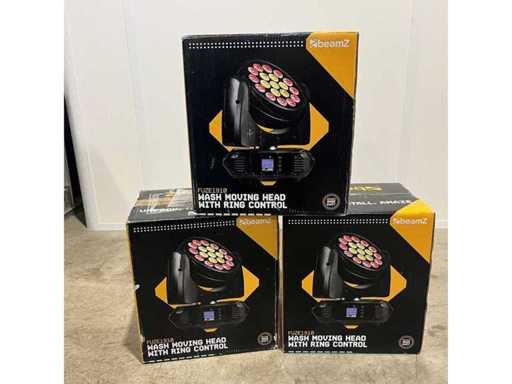 BeamZ - Fuze 1910 Wash - Teste mobili del faro LED (4x)