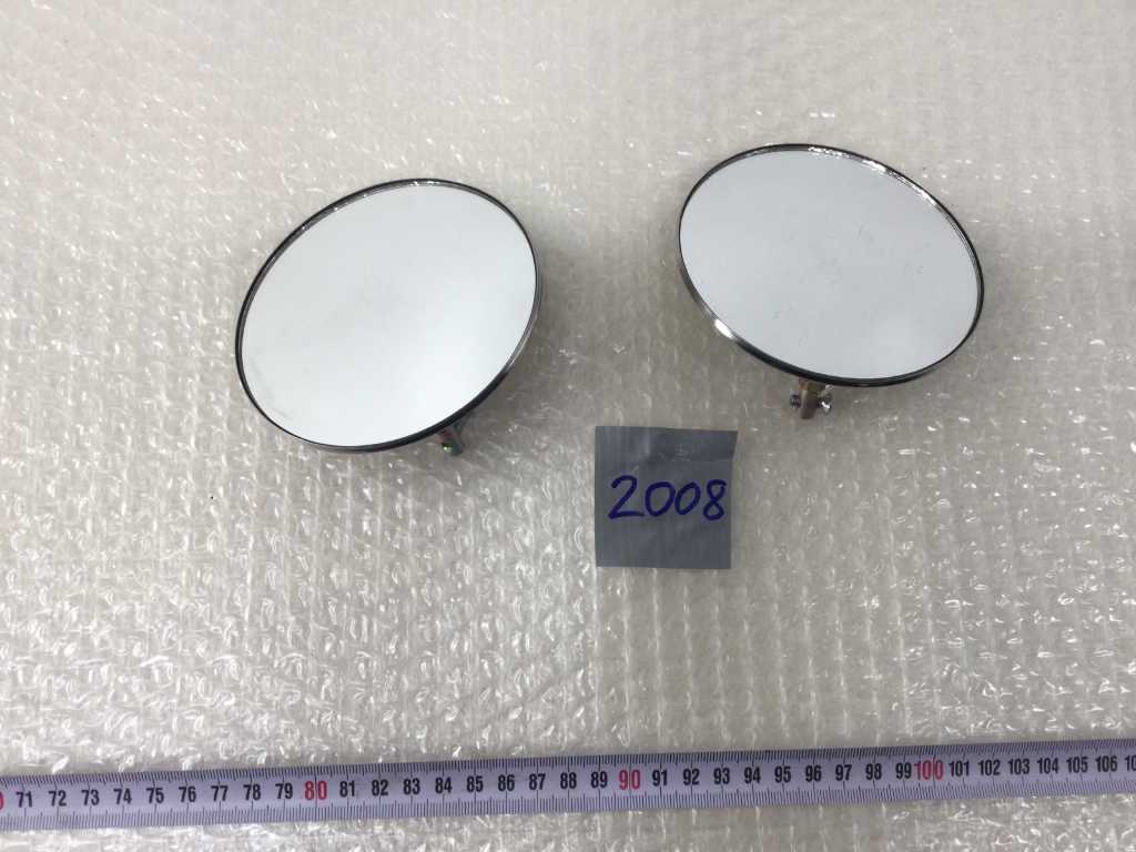 Specchietti retrovisori esterni cromati - Varie parti di auto (2x)