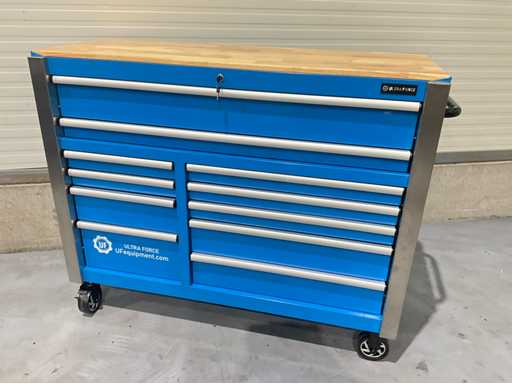 Ultra Force - 2025 - 387 piese Pro - Cărucior cu scule cu închidere soft