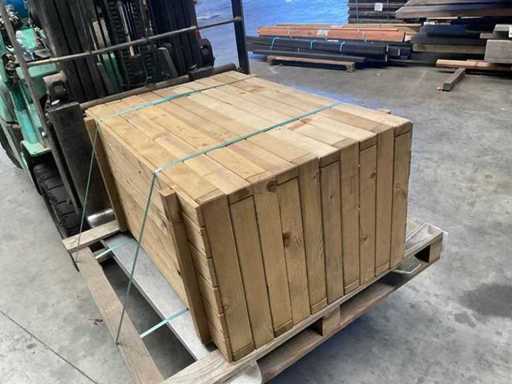 Imprägnierter Kiefernblütenkasten – 100x50x39 cm (2x)