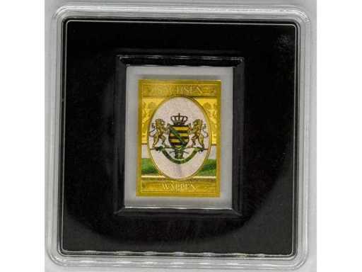 Gold 999 (1/500 oz) – "Grimm's Fairy Tales – Mother Hulda" Gold Coin Bar – Germany – 16 × 22.4 mm