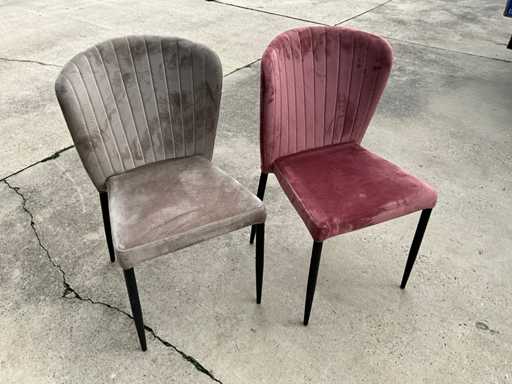 Velvet stoelen (19x)