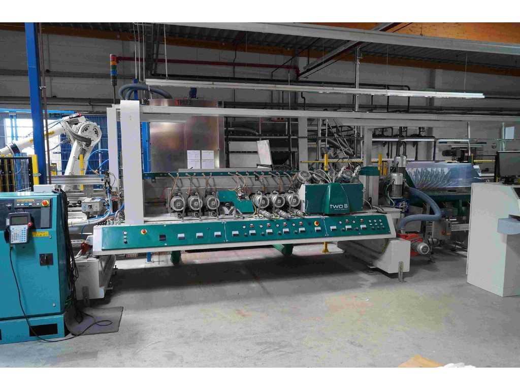 Bottero - TWO-B12/TWO-B10 - Fully automatic horizontal double edger line - 2015