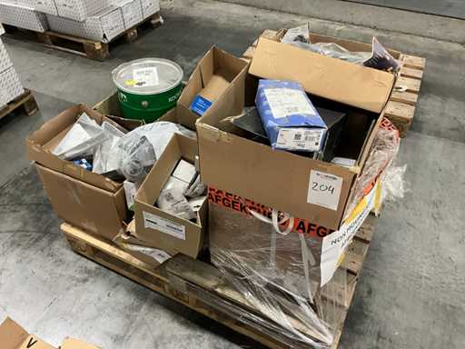 Lotto di materiale per l'installazione