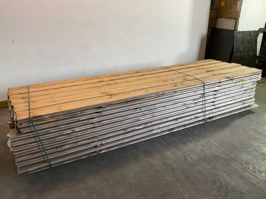 Douglas fir shelf 400x19.5x2.2 cm (100x)