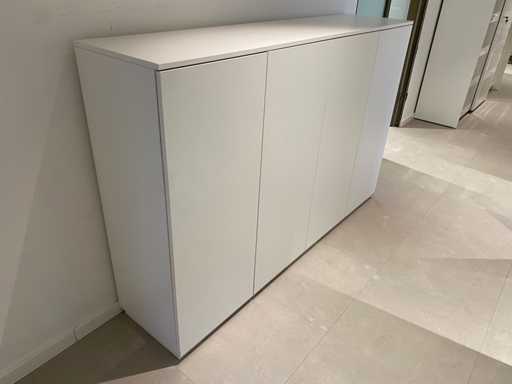 Armoire en bois mi-hauteur 4 dérus