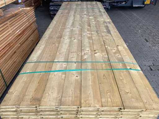 Spruce Channelsiding Impregnated 3300x145x18mm (112x)