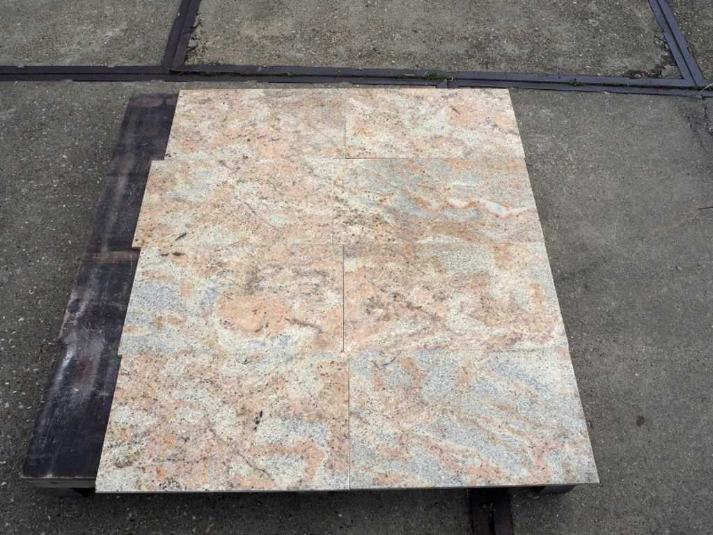 Natural stone tiles 21m²