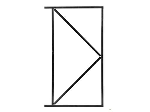 Stalowa rama bramy regulowana - 150x155 cm