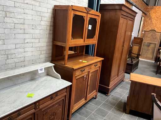 Display cabinet 2-piece