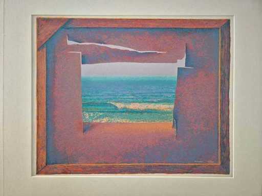 Ger Stallenberg - Sérigraphie - 70 x 80 cm.