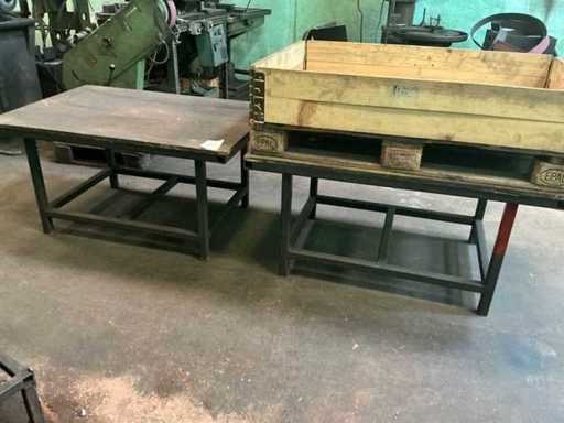 Profielstalen werktafel (2x)