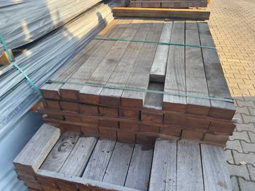 Angelim Pedra Balken fein gesägt 1600-1900x105x55mm (102x)