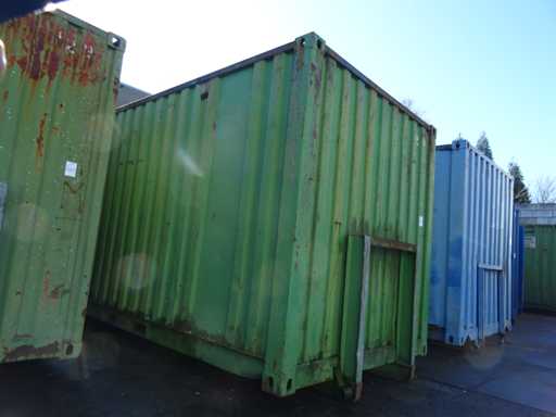 Poubelle à câble fermé