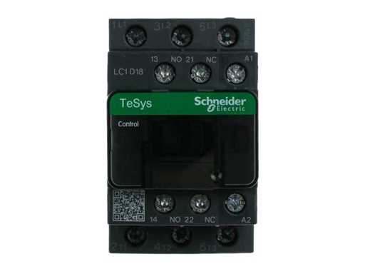 Schneider - contactor - contactor TeSys LC1D 3P AC3 440V 18 A bobină 230 V AC