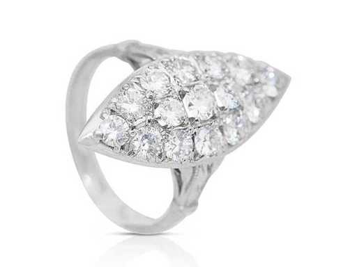 Luxus-Design-Ring Naturdiamant 2,60 Karat