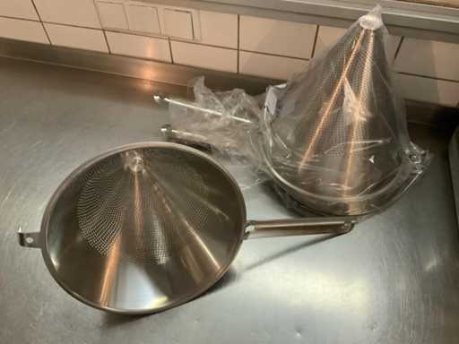 Sito spiczaste ze stali nierdzewnej (3x)