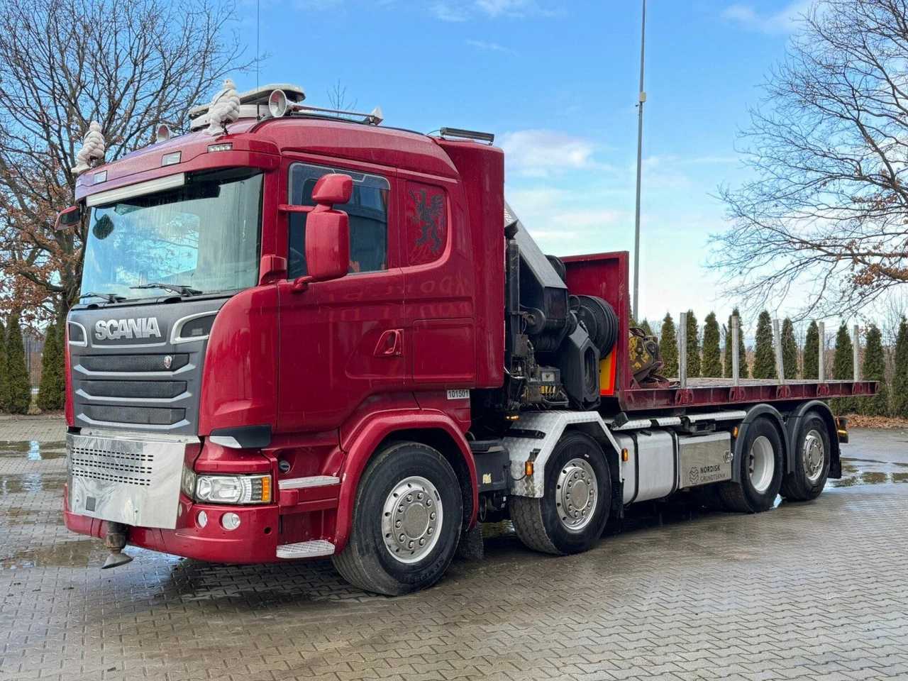 Scania – 2017 – R580 – Scania R580 V8 Crane Truck HIAB XS 422 8×2