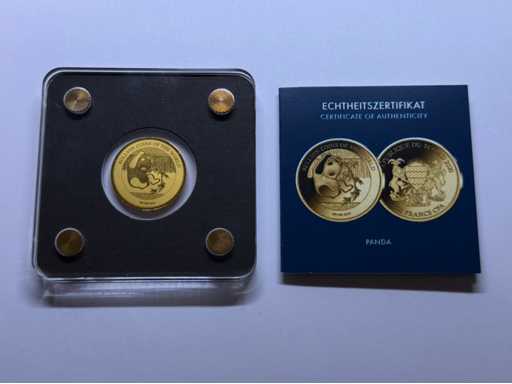 1/500 OZ 999 Fine Gold Springbok Chad