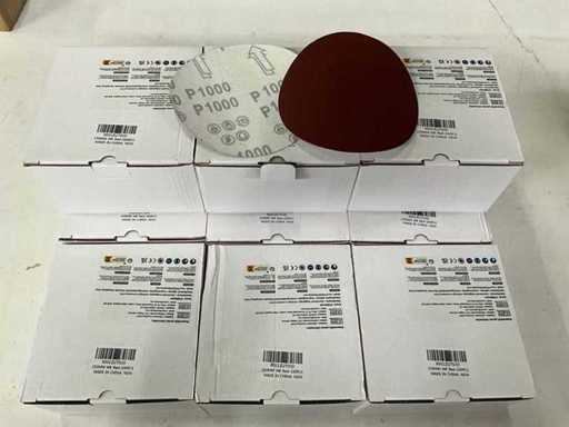 Stebruam Sandpaper various grain, round 150 mm box 100 pieces (9x)