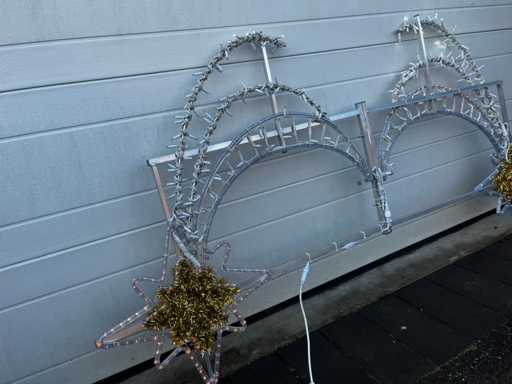 Lampada da terra a LED Decor per Natale (2x)