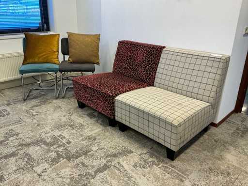 Fauteuil/stoelen (4x)