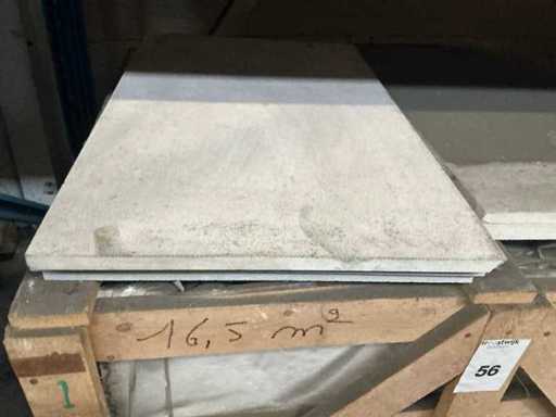 Batch of natural stone tiles
