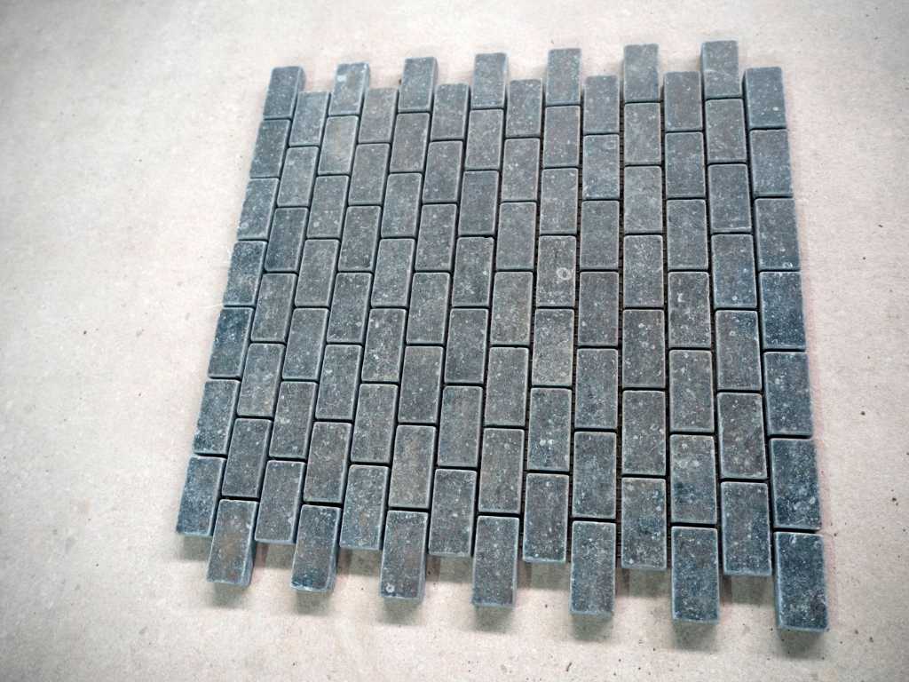 Natuursteen mozaïek matjes 4,3m²