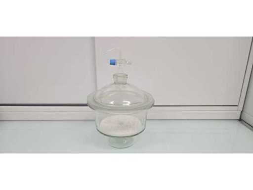 Glass vacuum desiccant