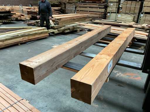 Douglas gehobelter Gartenpfosten 300x20x20 cm (2x)