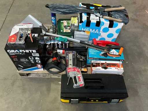 Mix pallet gereedschap retouren webwinkel