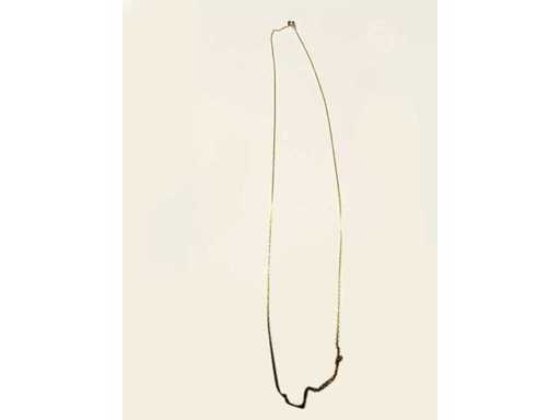 9KT Yellow Gold Diamond Cut Chain