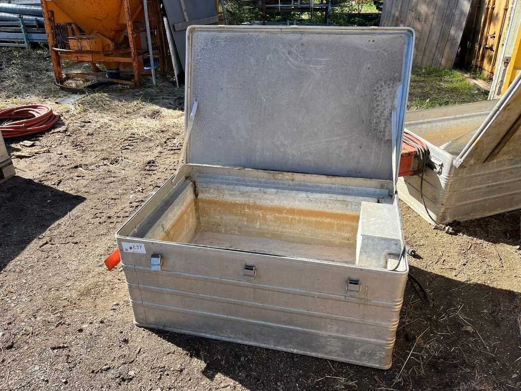 RADMER - Boîtier de climatisation en aluminium pour le stockage de cubes d’essai avec chauffage