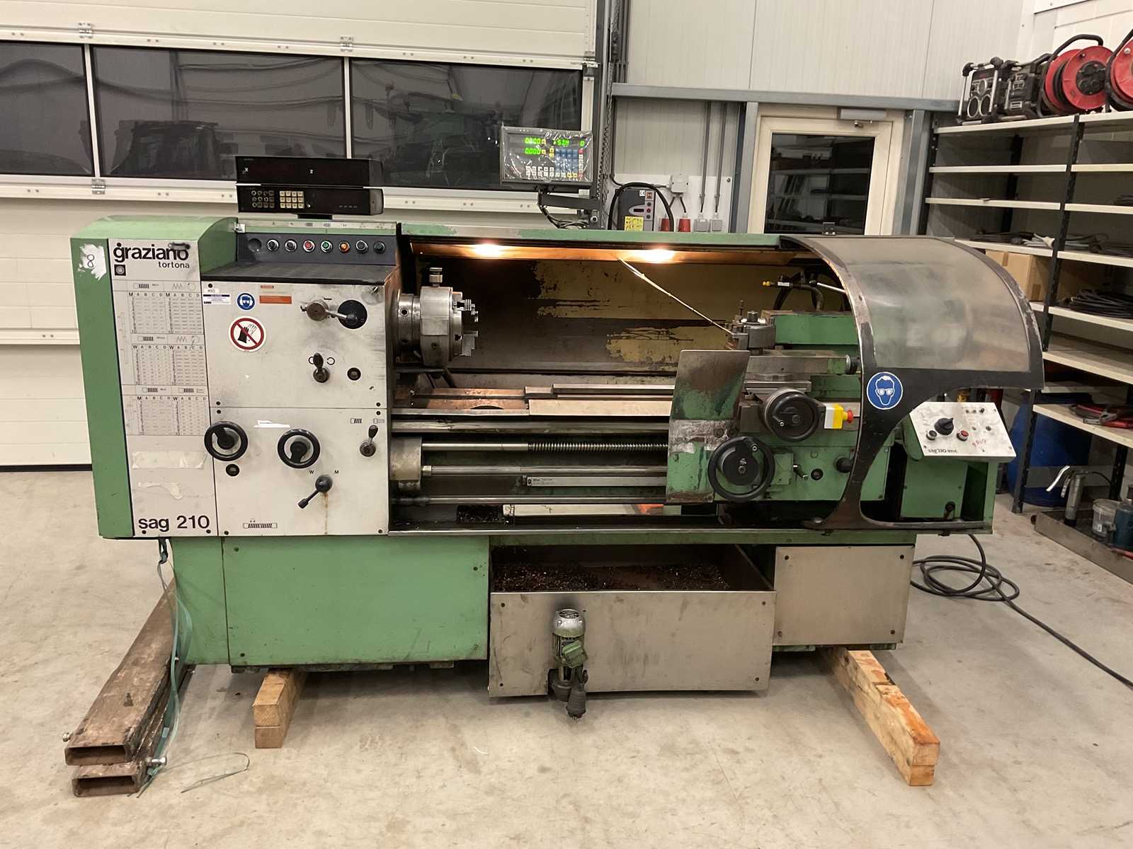 Graziano SAG 210 lathe