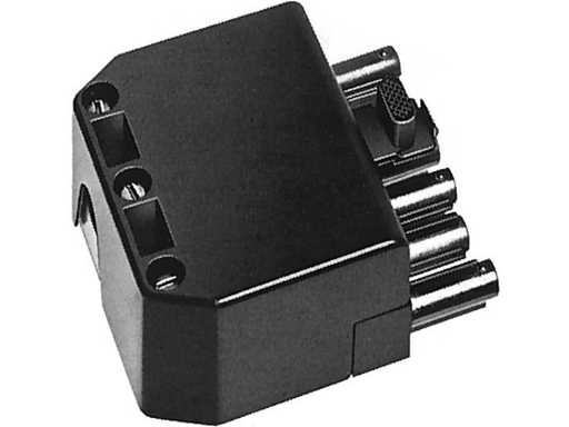 Wieland 93.934.3953.0 Spina per cavo maschio nero+serratura marrone (100x)