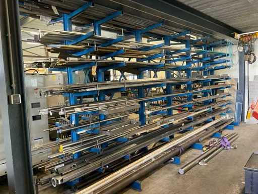 Cantilever rack without content