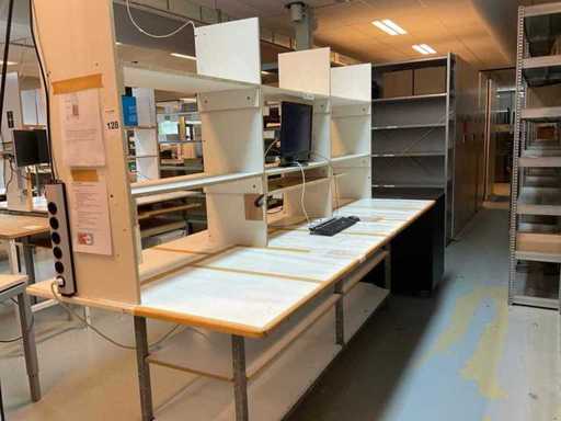 Table d’atelier HP T510 avec client léger et moniteur