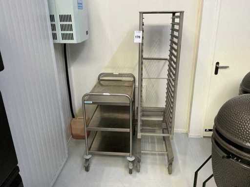 Wózek serwujący i tacowy