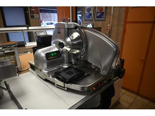 Découpeuse à viande en acier inoxydable Berkel 834S avec affichage numérique