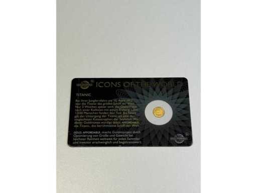 .9999 Fine Gold 1/200 Ounce – "Titanic" Ikony Świata – limitowane 20 000 sztuk