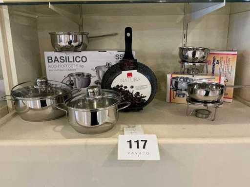 SSW Basilico 5-piece Cooking Pot Set